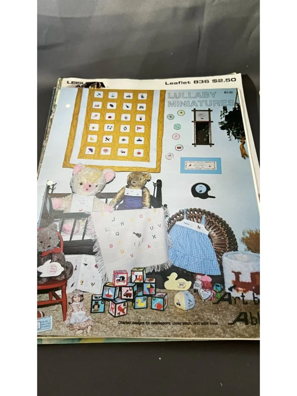 Vintage Cross-Stitch Leaflets Bundle Canterbury Designs Baby Patterns